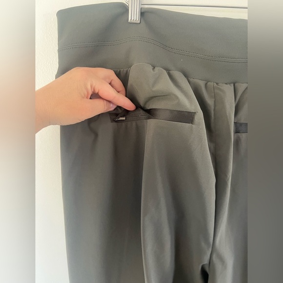 Athleta Nolita Wide Leg Green Pull-On Athletic Pants Size 22 - Picture 12 of 14